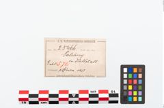 Etikett zu Muskovitfragmente (NHMW-PRAE-025466)